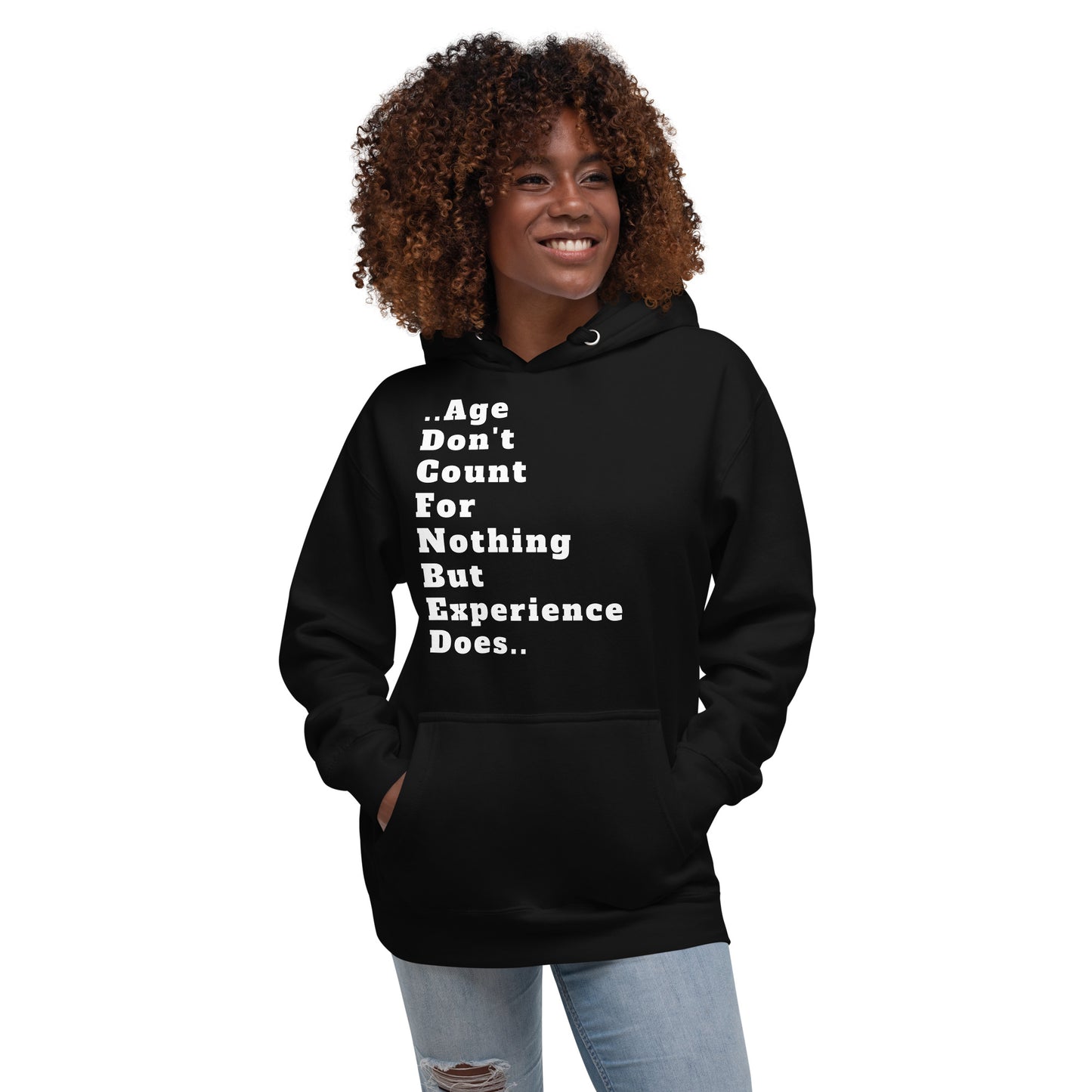 Frances Pierre-Giroux Ageless Unisex Hoodie - World Class Depot Inc