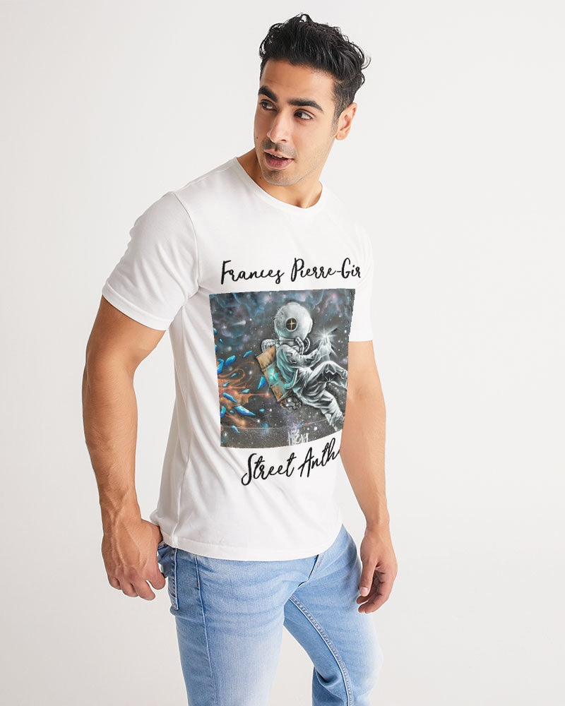 Frances Pierre-Giroux Street Anthology space walk graffiti Men's Tee - World Class Depot Inc