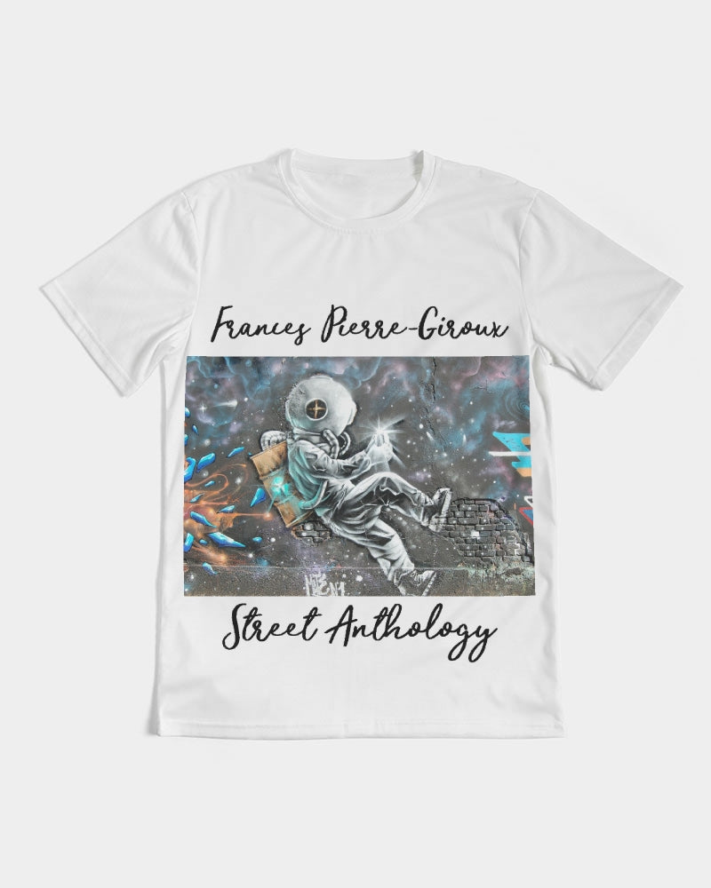 Frances Pierre-Giroux Street Anthology space walk graffiti Men's Tee - World Class Depot Inc