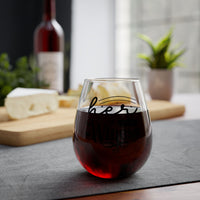 Funny Her Winess Stemless Wine Glass, 11.75oz