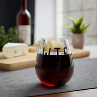 Funny WTF (Wine Tasting Friends) Stemless Wine Glass, 11.75oz