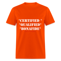 Certified Frances Pierre-Giroux Unisex Classic T-Shirt - orange