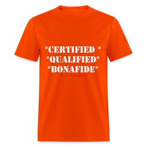 Certified Frances Pierre-Giroux Unisex Classic T-Shirt - orange