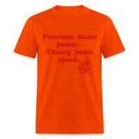 Precision boxing Unisex Classic workout T-Shirt - orange