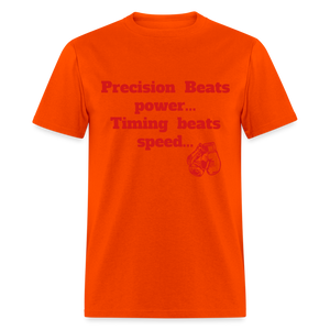 Precision boxing Unisex Classic workout T-Shirt - orange