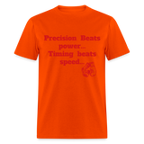 Precision boxing Unisex Classic workout T-Shirt - orange