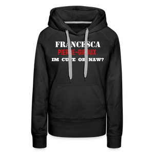 Francesca Pierre-Giroux Women's Premium Hoodie - black