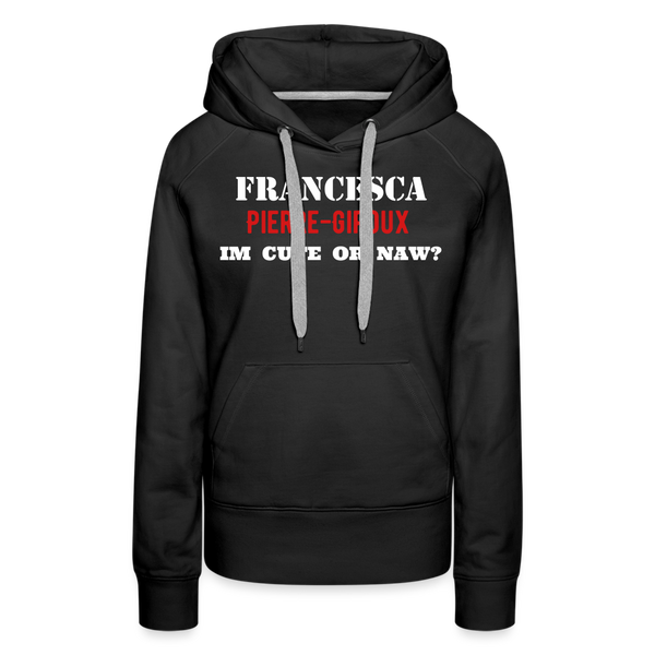 Francesca Pierre-Giroux Women's Premium Hoodie - black