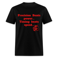 Precision boxing Unisex Classic workout T-Shirt - black