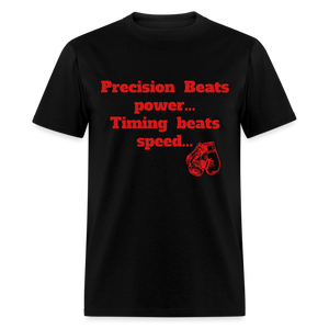 Precision boxing Unisex Classic workout T-Shirt - black