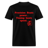 Precision boxing Unisex Classic workout T-Shirt - black