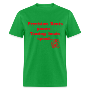 Precision boxing Unisex Classic workout T-Shirt - bright green