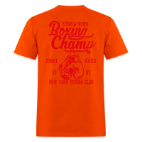 Precision boxing Unisex Classic workout T-Shirt - orange