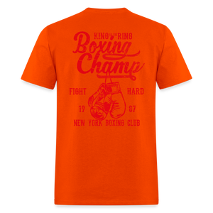 Precision boxing Unisex Classic workout T-Shirt - orange