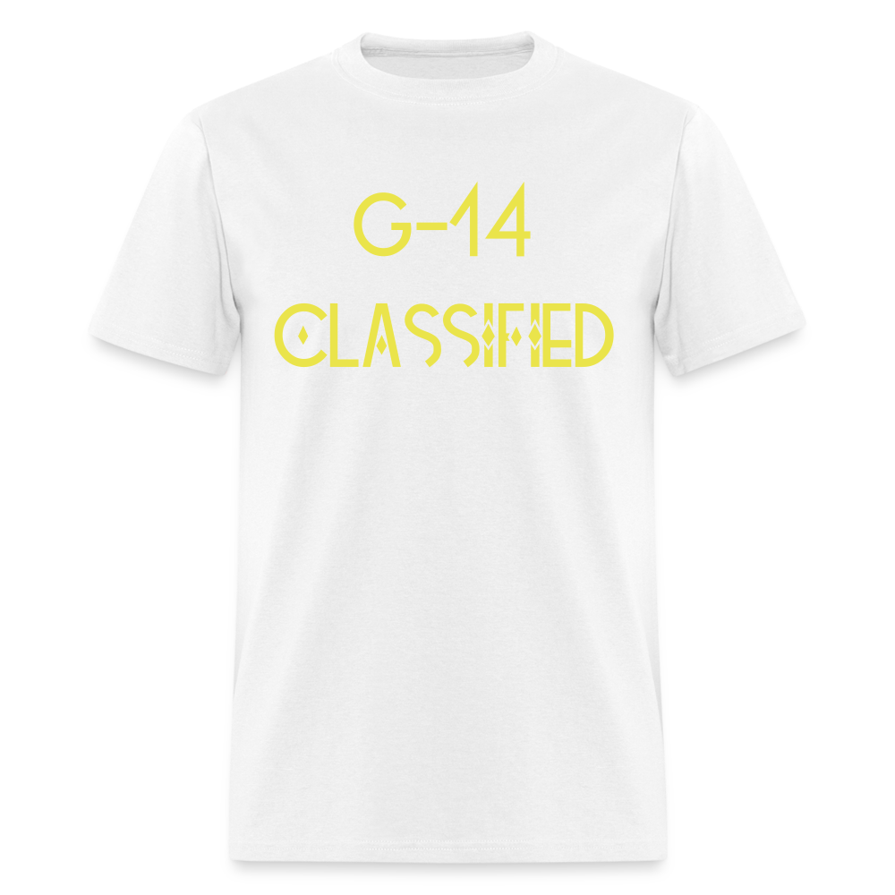 G14 Classified Unisex Classic T-Shirt - white