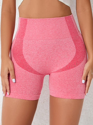 Women's High Waist Stretchy Active Shorts for Fitness and yoga