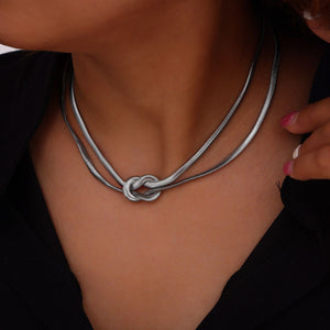 Titanium Steel Knot Necklace - World Class Depot Inc