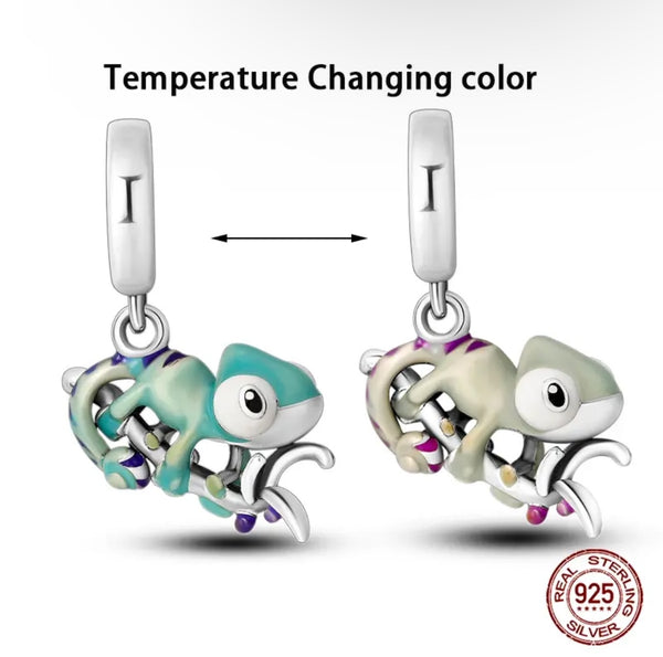Chameleon Temperature color changing Pandora Bracelet Charm - World Class Depot Inc