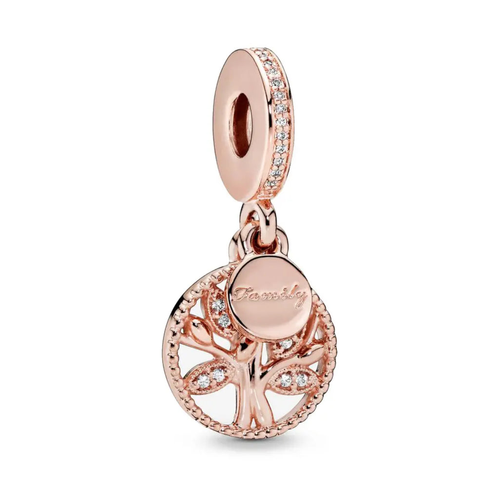 Pandora Rose gold Family Tree charm - World Class Depot Inc