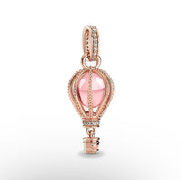 Pandora Rose gold Pink Sparkling Balloon charm