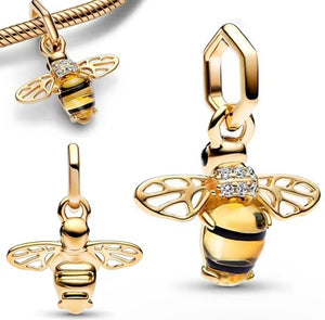 Sparkling Bee Dangle Pandora Charm