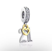 Happy 21st Birthday with Heart Pandora Charm for bracelet