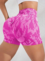 Women's Printed High Waist Active wear Work out tights Shorts