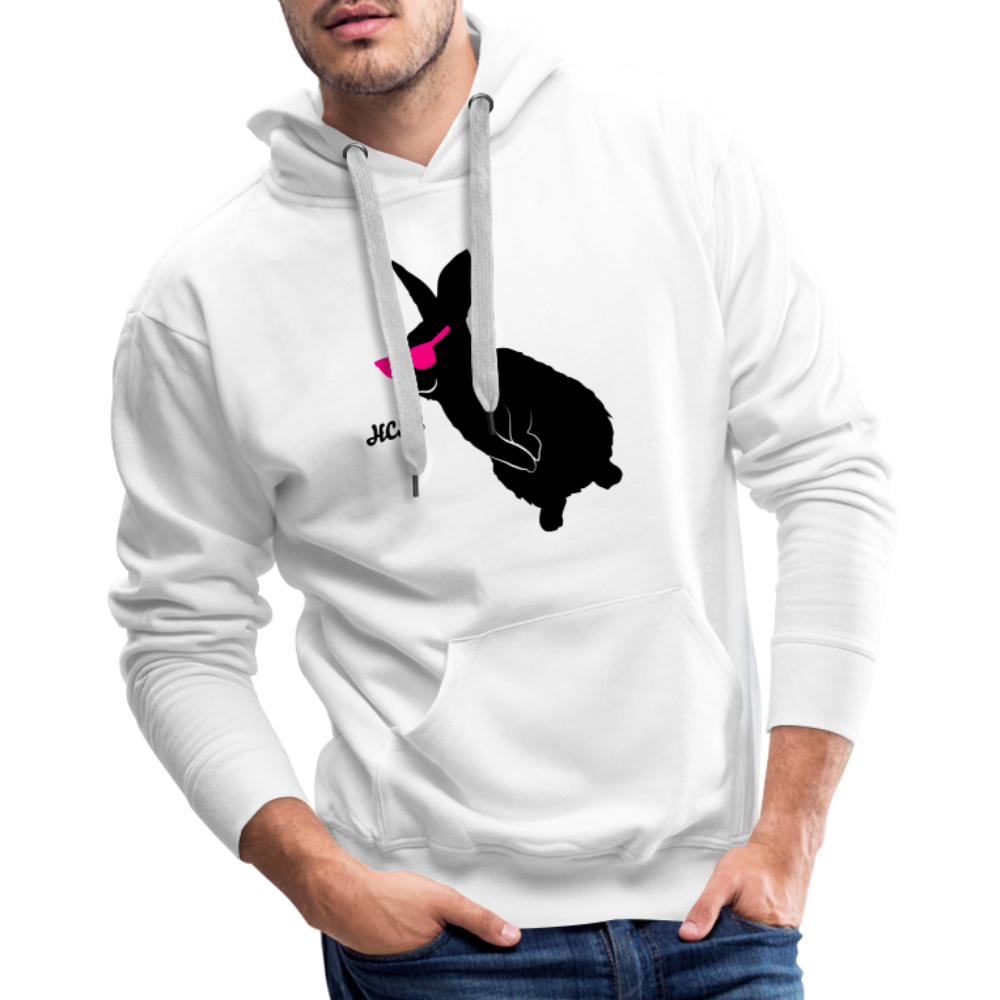 High Class ScumBag Play Bunny Premium Hoodie - white