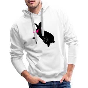 High Class ScumBag Play Bunny Premium Hoodie - white