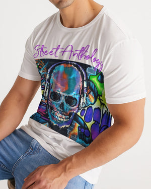 Frances Pierre-Giroux Graffiti Art Skull T-Shirt - World Class Depot Inc