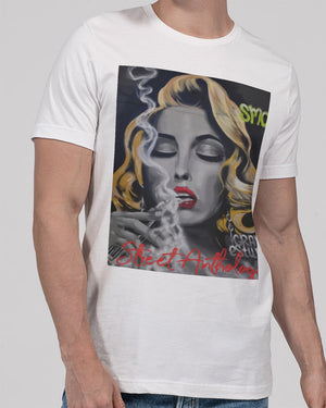 France Pierre-Giroux Street Anthology Smoking graffiti Unisex Jersey Tee | Bella + Canvas - World Class Depot Inc