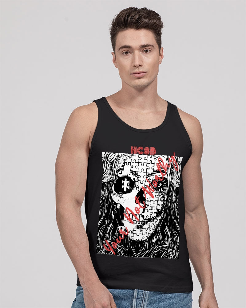 High Class ScumBag Skull Life Puzzle Tank Top Tshirt Unisex Jersey Tank | Bella + Canvas - World Class Depot Inc