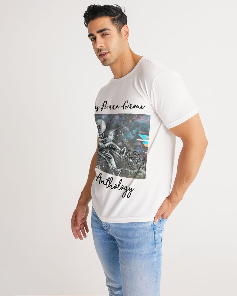 Frances Pierre-Giroux Street Anthology space walk graffiti  Men's Tee - World Class Depot Inc