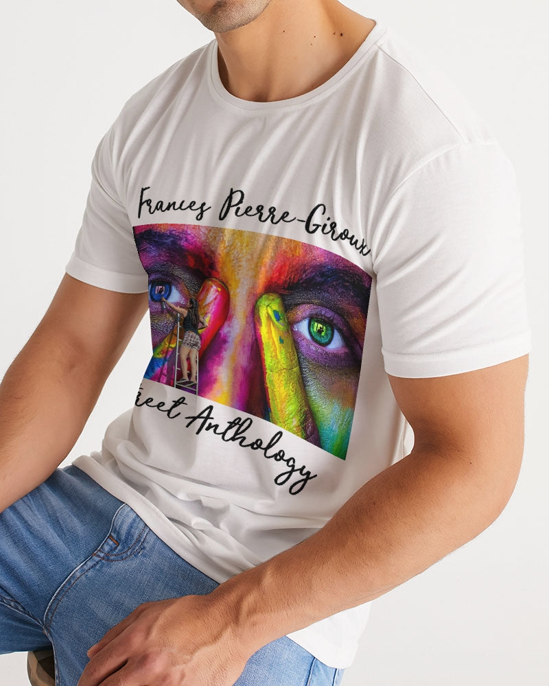 Frances Pierre-Giroux Bird Flip street art T-shirt Men's Tee - World Class Depot Inc