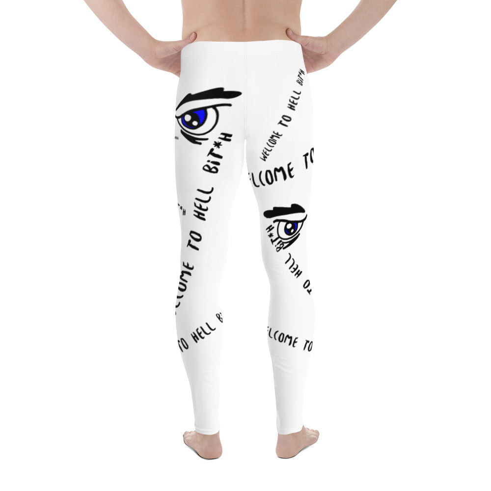 Frances Pierre-Giroux Welcome to Hell Men's compression Leggings - World Class Depot Inc