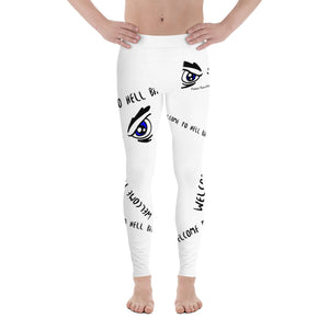 Frances Pierre-Giroux Welcome to Hell Men's compression Leggings - World Class Depot Inc