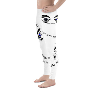 Frances Pierre-Giroux Welcome to Hell Men's compression Leggings - World Class Depot Inc