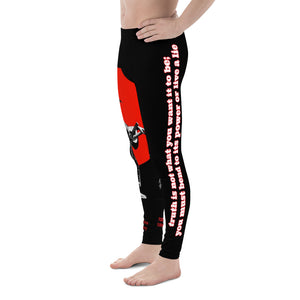 Frances Pierre-Giroux Samurai "Truth" Men's compression Leggings pants - World Class Depot Inc