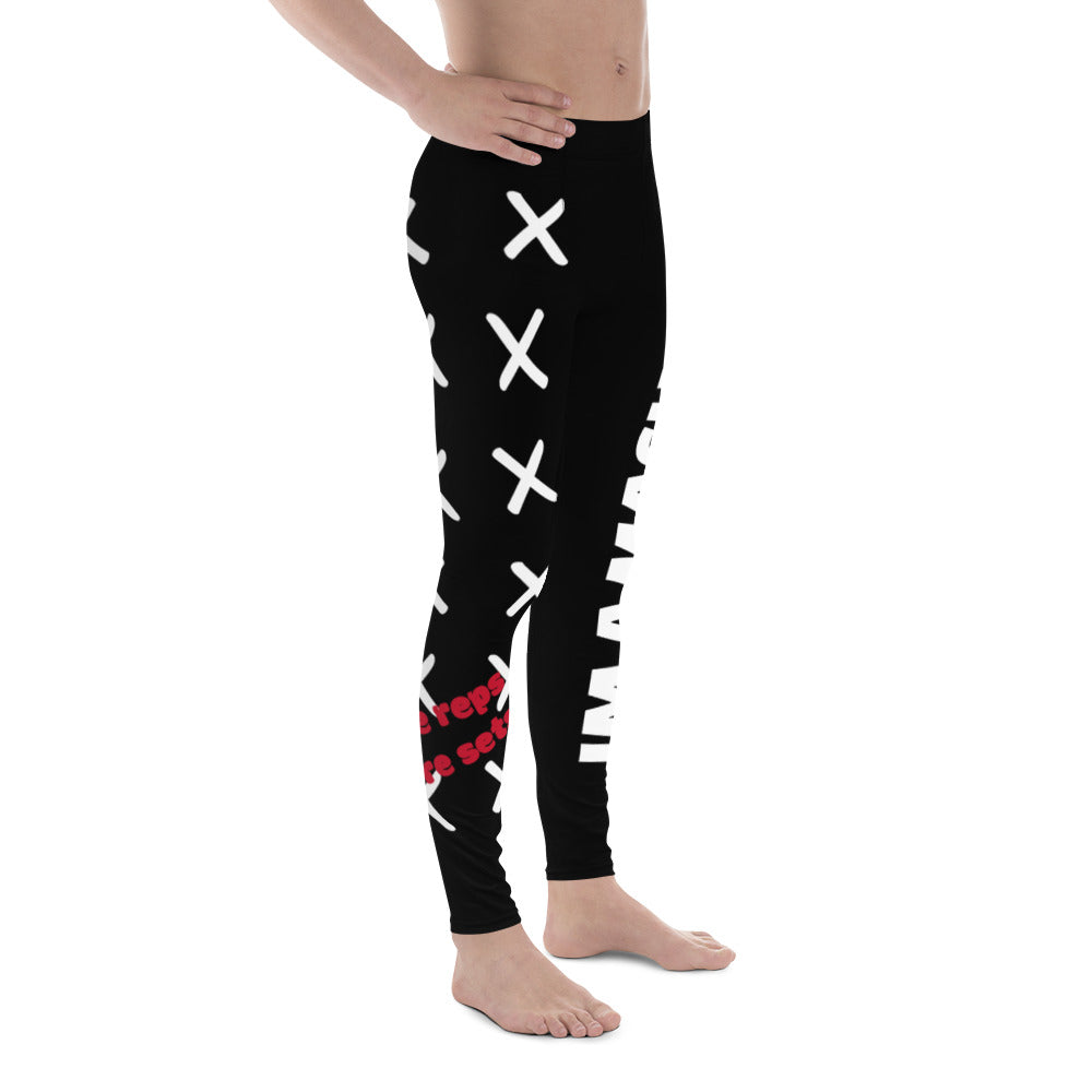 Frances Pierre-Giroux IM A MACHINE Men's Leggings - World Class Depot Inc