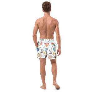 Frances Pierre-Giroux Men's Beach summer swim trunks - World Class Depot Inc