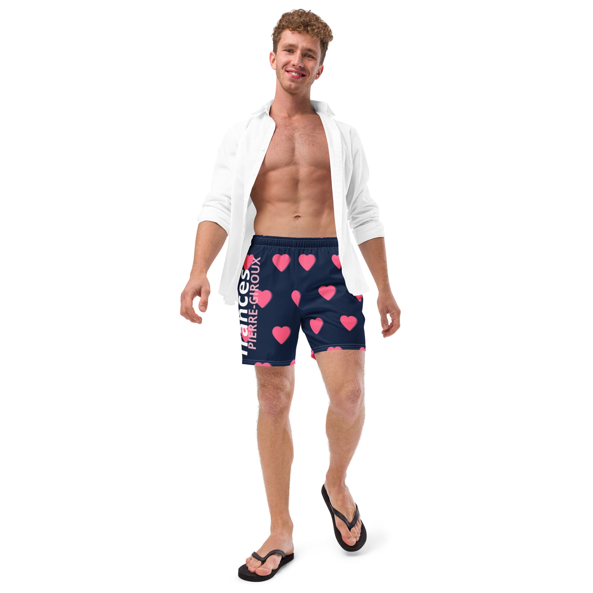 Frances Pierre-Giroux nothing but love swim trunks - World Class Depot Inc