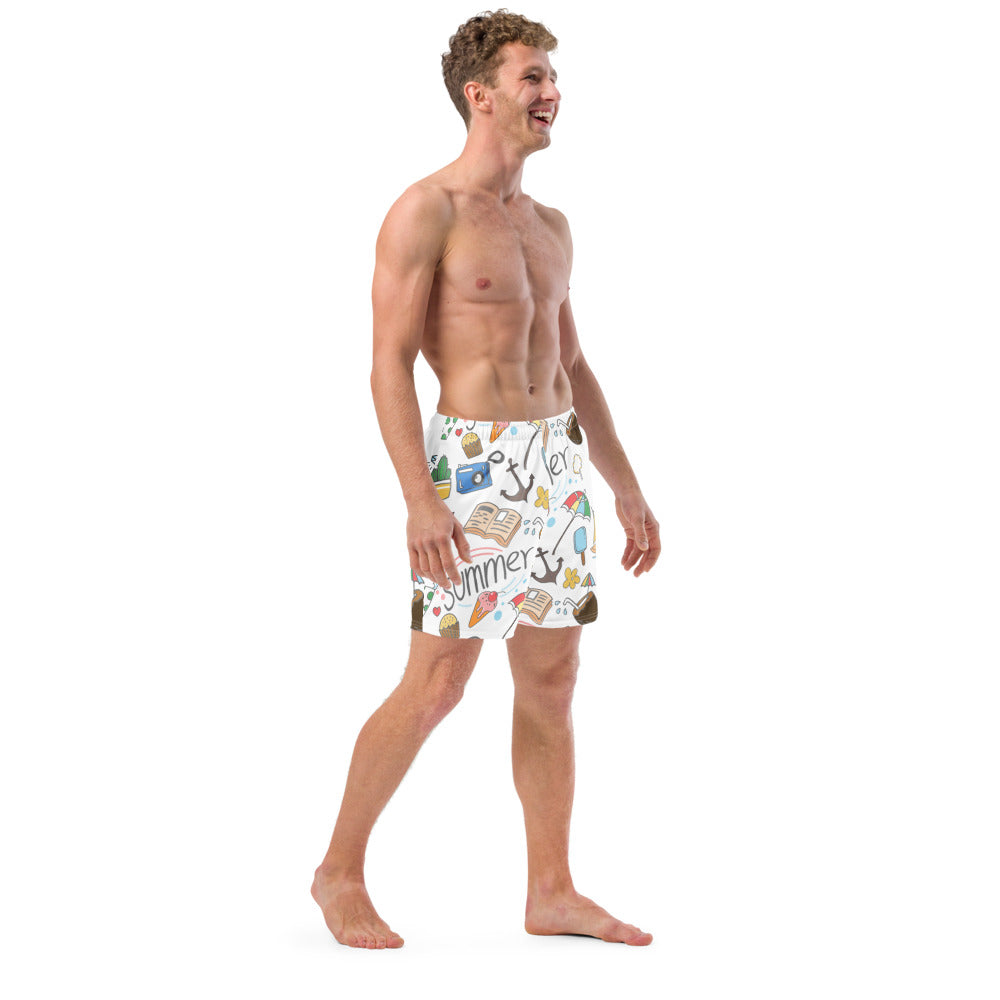 Frances Pierre-Giroux Men's Beach summer swim trunks - World Class Depot Inc