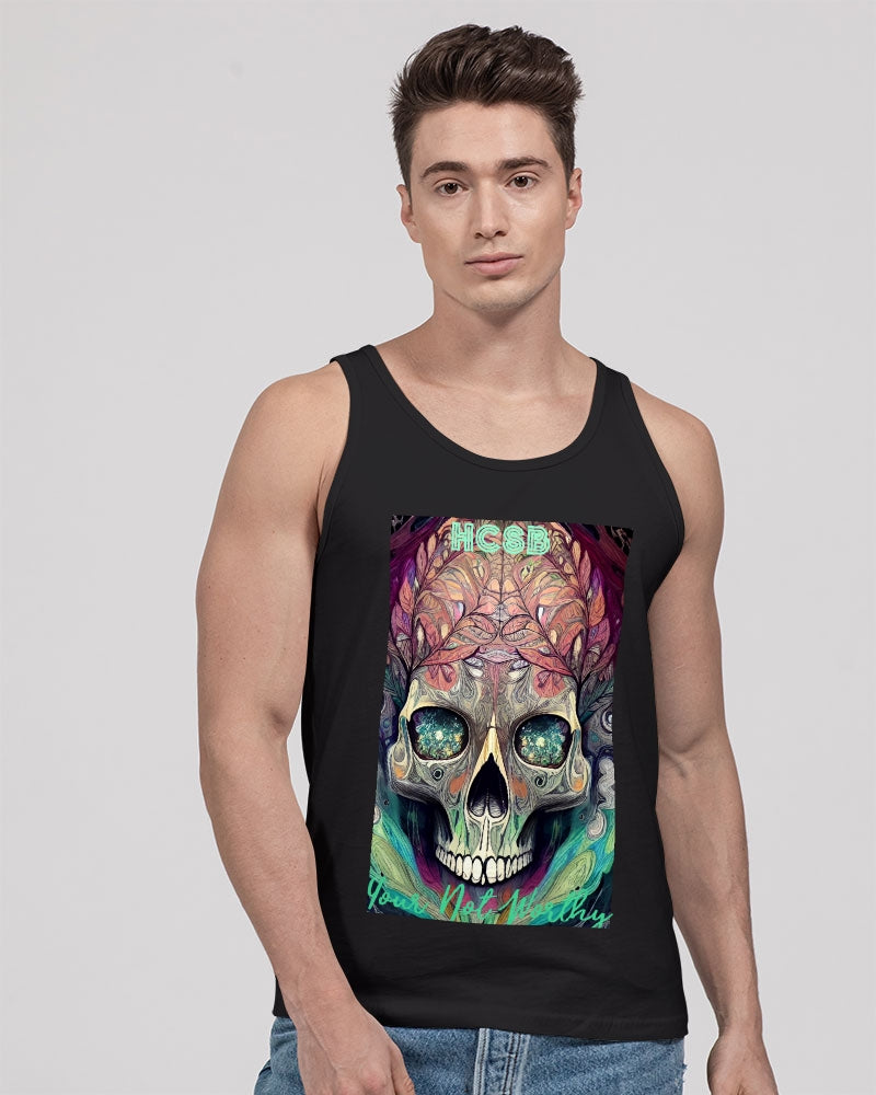 High Class ScumBag Skull Life Tank Unisex Jersey Tank | Bella + Canvas - World Class Depot Inc