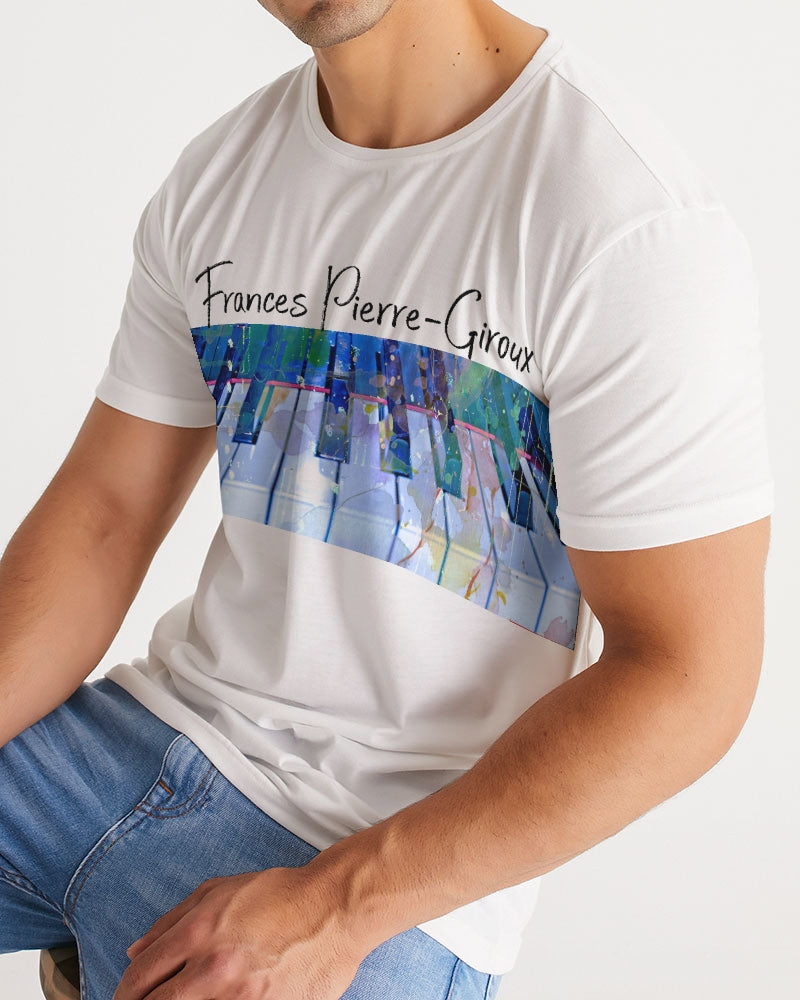 Francis Pierre-Giroux Piano Keys Men's Tee - World Class Depot Inc