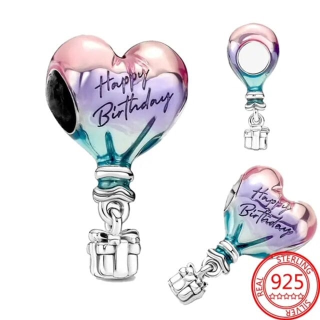 Pandora Sterling Silver Happy Birthday Balloon Charm - World Class Depot Inc