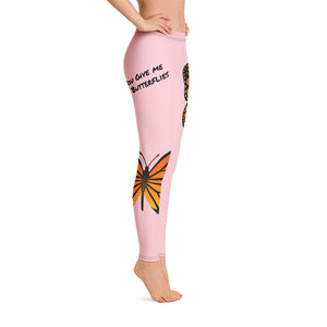 Women's Butterfly Yoga pants leggings for exercise and cross fit - World Class Depot Inc