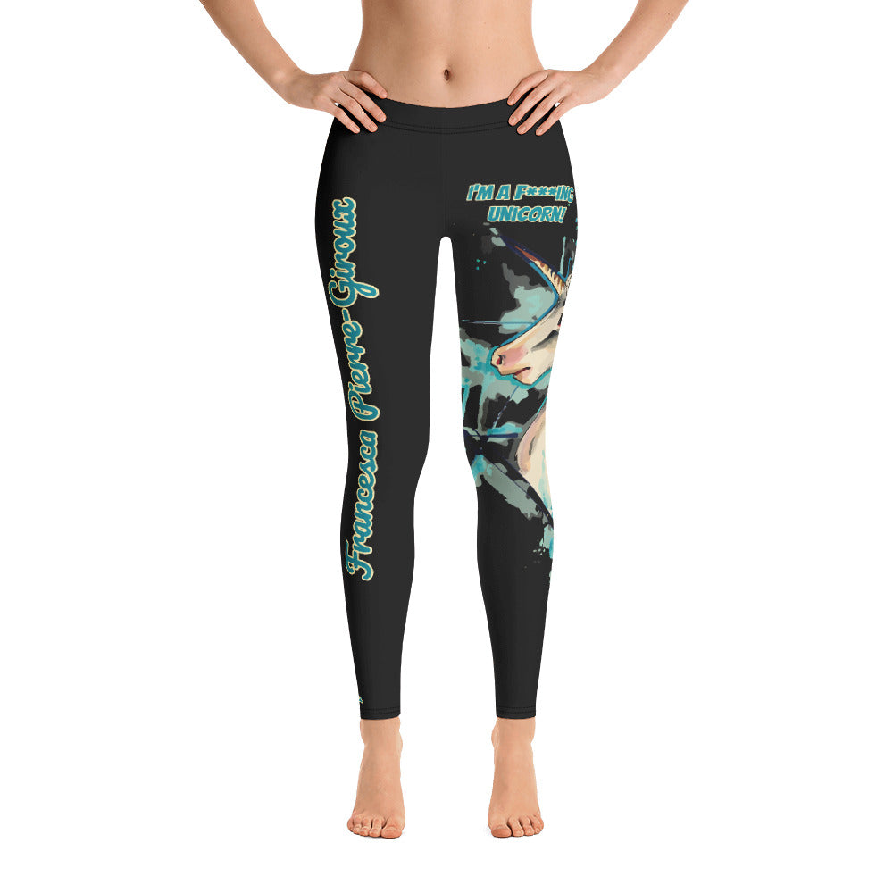 Women's I'm a Unicorn Yoga Leggings pants - World Class Depot Inc