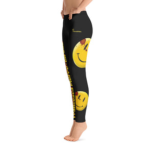 Women's Francesca Pierre-Giroux Smiley face Leggings - World Class Depot Inc