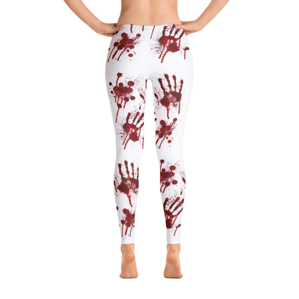 Women's Hand Prints Francesca Pierre-Giroux yoga pants Leggings for exercise and fitness - World Class Depot Inc