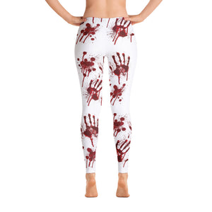 Women's Hand Prints Francesca Pierre-Giroux yoga pants Leggings for exercise and fitness - World Class Depot Inc